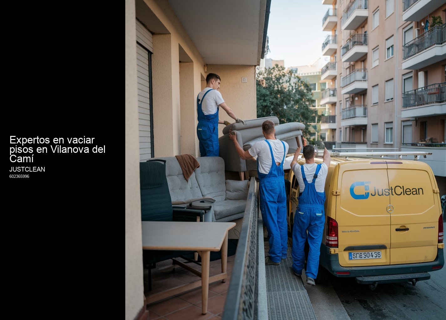 Situaciones ideales para un vaciado sin coste con JustClean