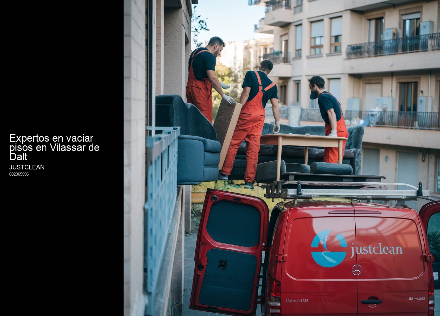 Servicios profesionales para el vaciado de inmuebles con síndrome de Diógenes